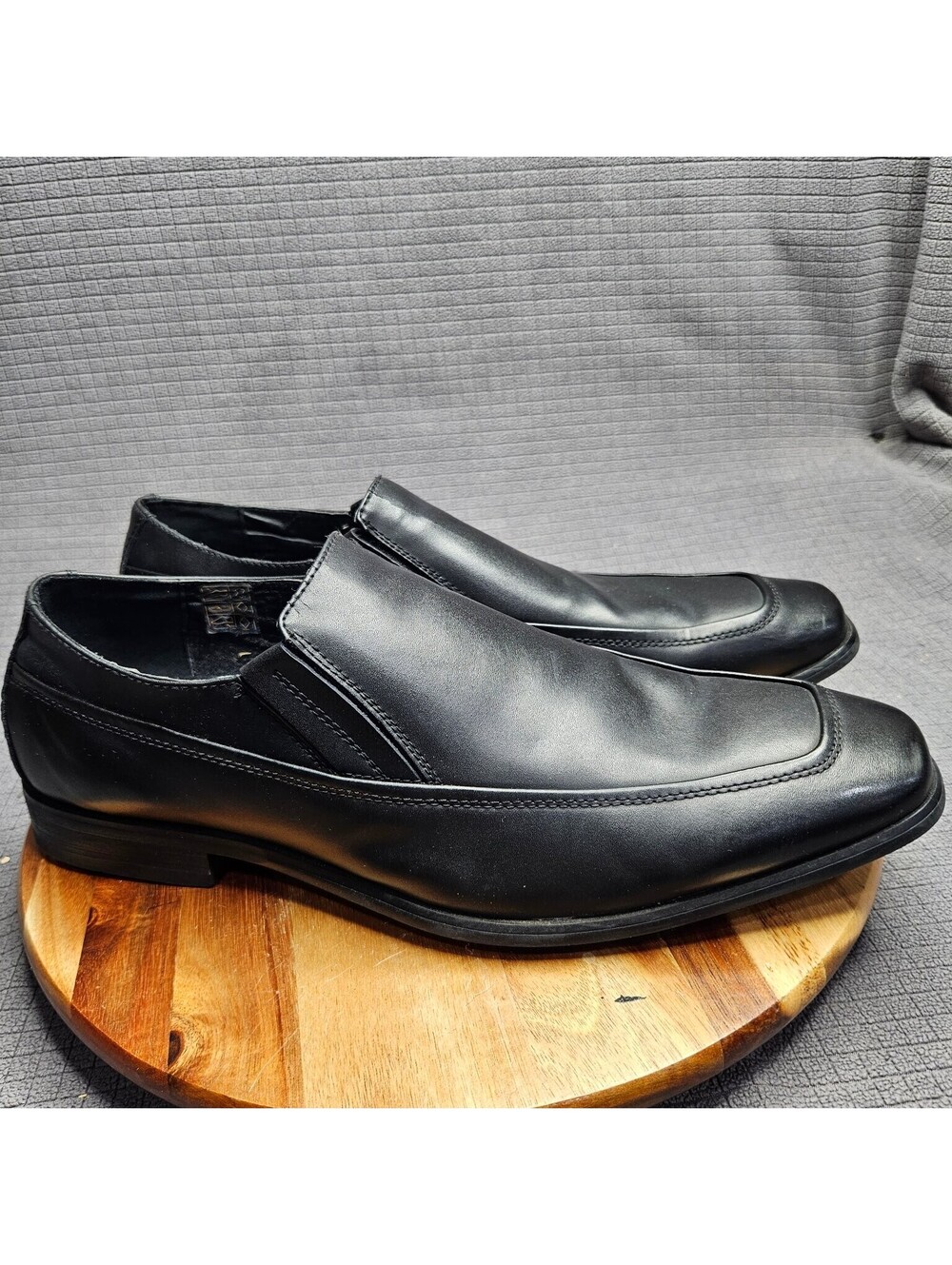 MADE Cam Newton Dress Shoes Men's Black US 13 D Leather Slip On Square Toe